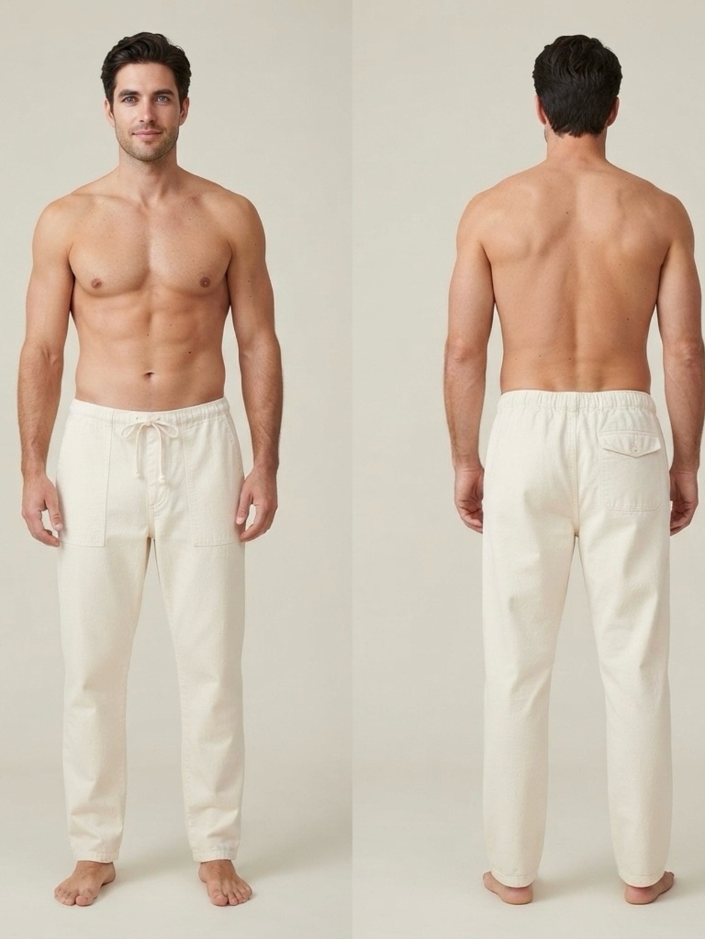 Industry of All Nations Ponya Drawstring Pant Unbleached Organic Cotton